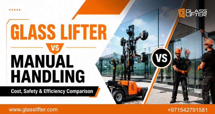Read more about the article Glass Lifter vs Manual Handling: Cost, Safety & Efficiency Comparison